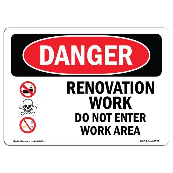 OSHA Sign, 18